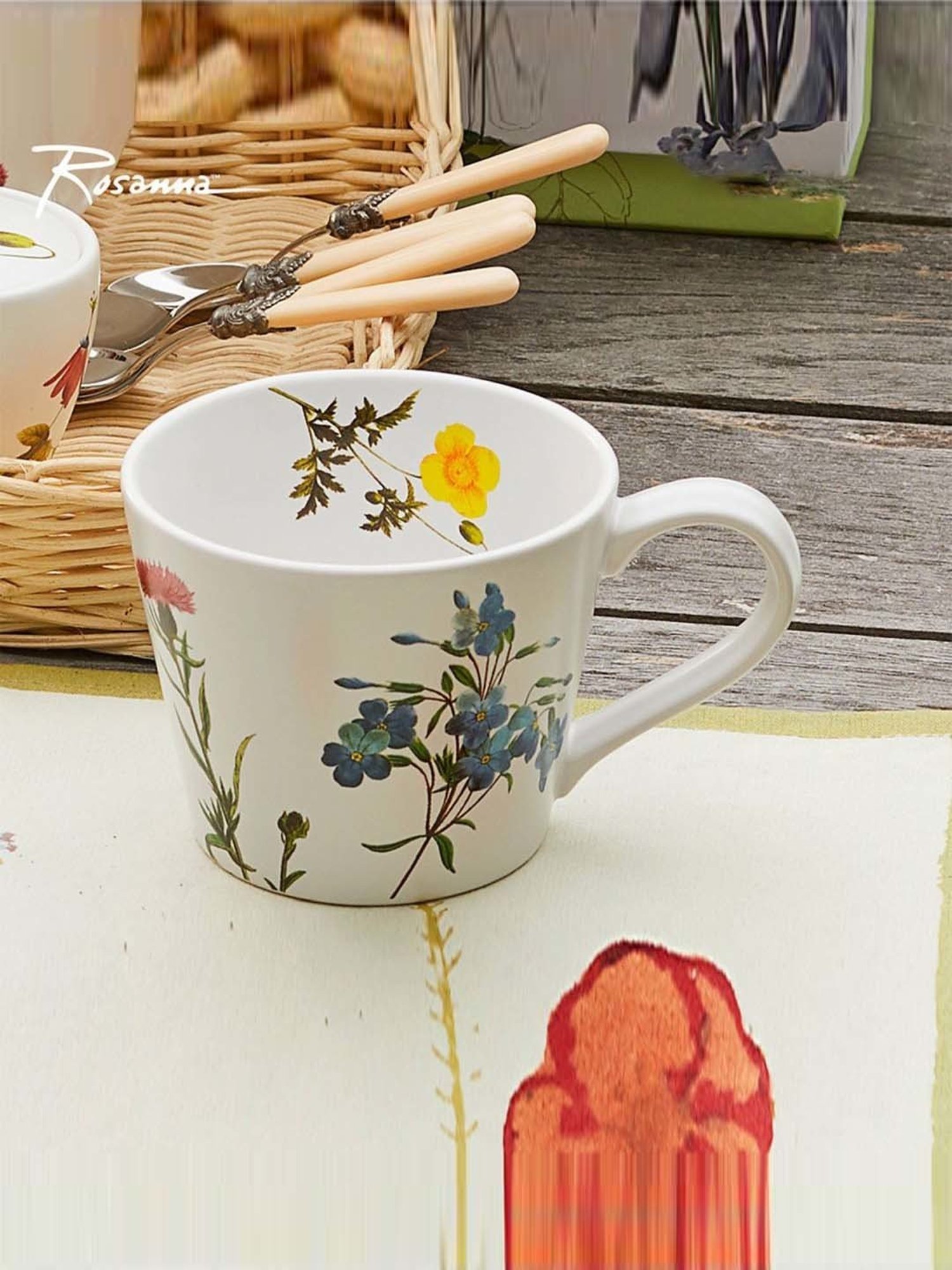 Rosanna Multi Medium Floral Print Mug