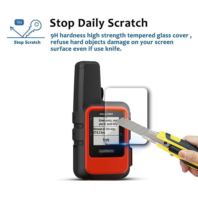 4PCS Glass GPS Screen Protector Compatible for inReach Mini 9H Tempered Glass Guard Shield ScratchResistant Extreme Clarity