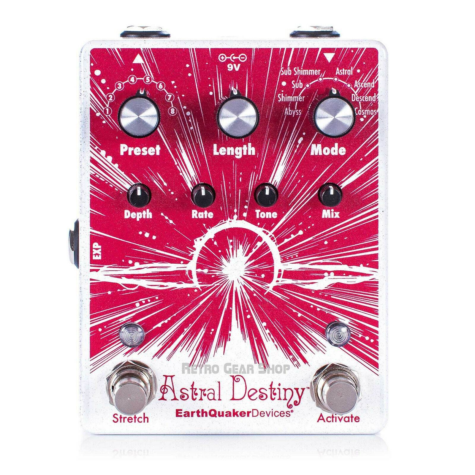 EarthQuaker Devices Astral Destiny Octal Octave Reverb Guitar Effect Pedal New