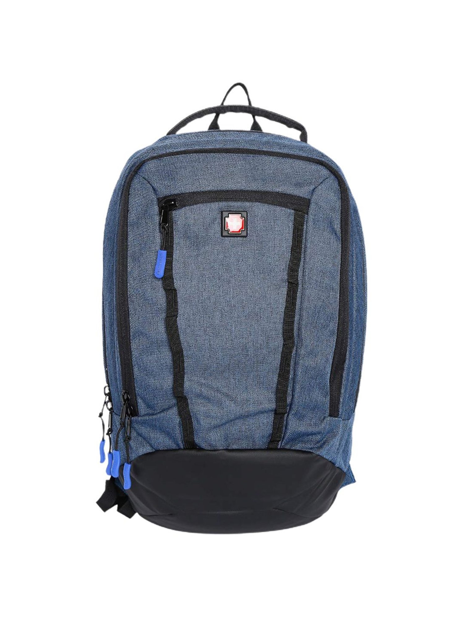 Swiss Brand Calgary Blue Medium Laptop Backpack