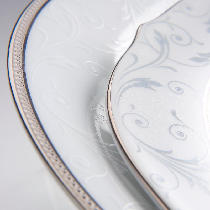 45oz Melamine and Bamboo Dinner Bowl White - Threshold™