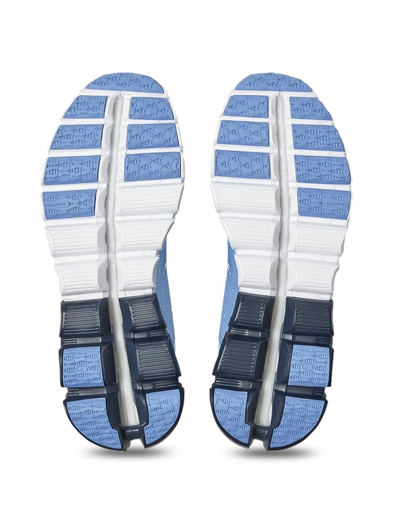 On Women's Cloudflow 3 Marina Blue & White Running Shoes