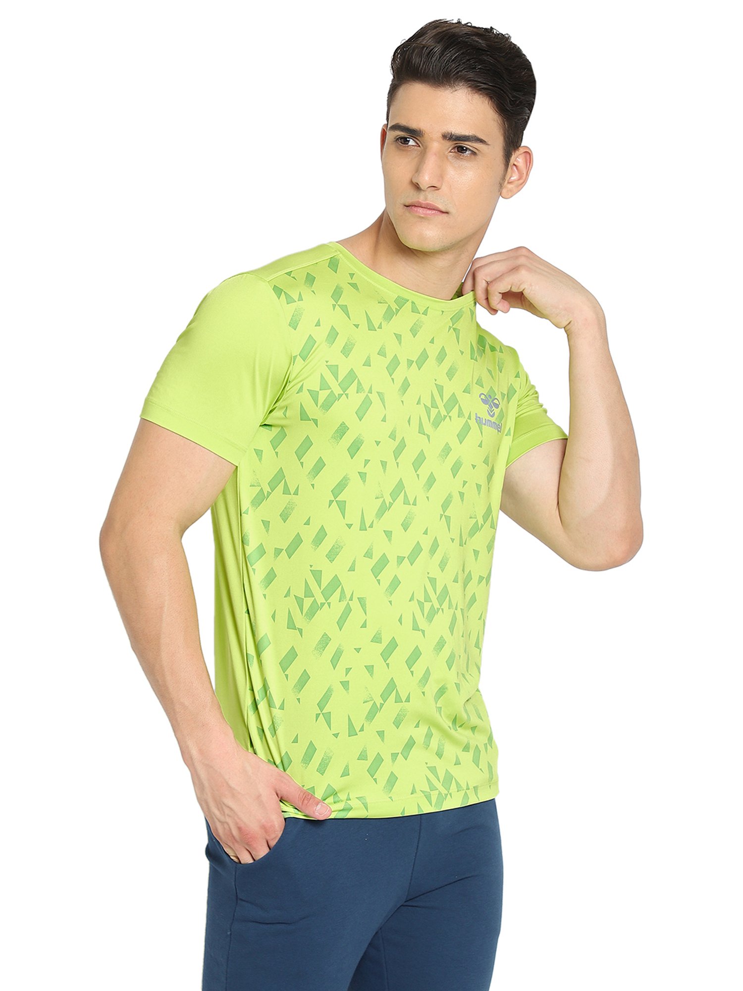 Hummel Green Round Neck T-Shirt