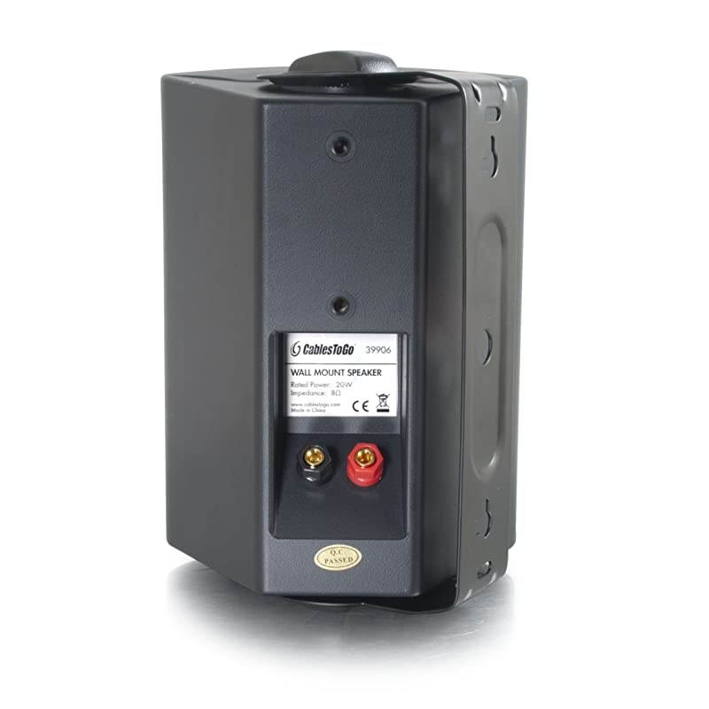 39906 4 Inch Wall Mount Speaker 8 Ohm Black