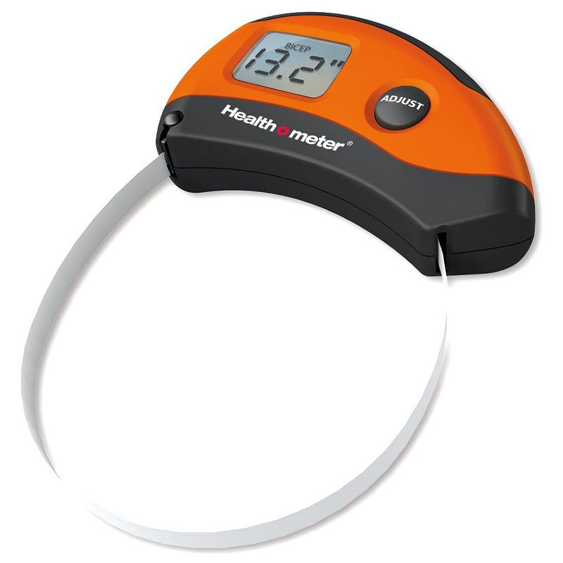 Health o Meter HDTM012DQ69 Digital Display Body Tape Measure Health Management Tool for 8 Circumferences, 6 Feet Long