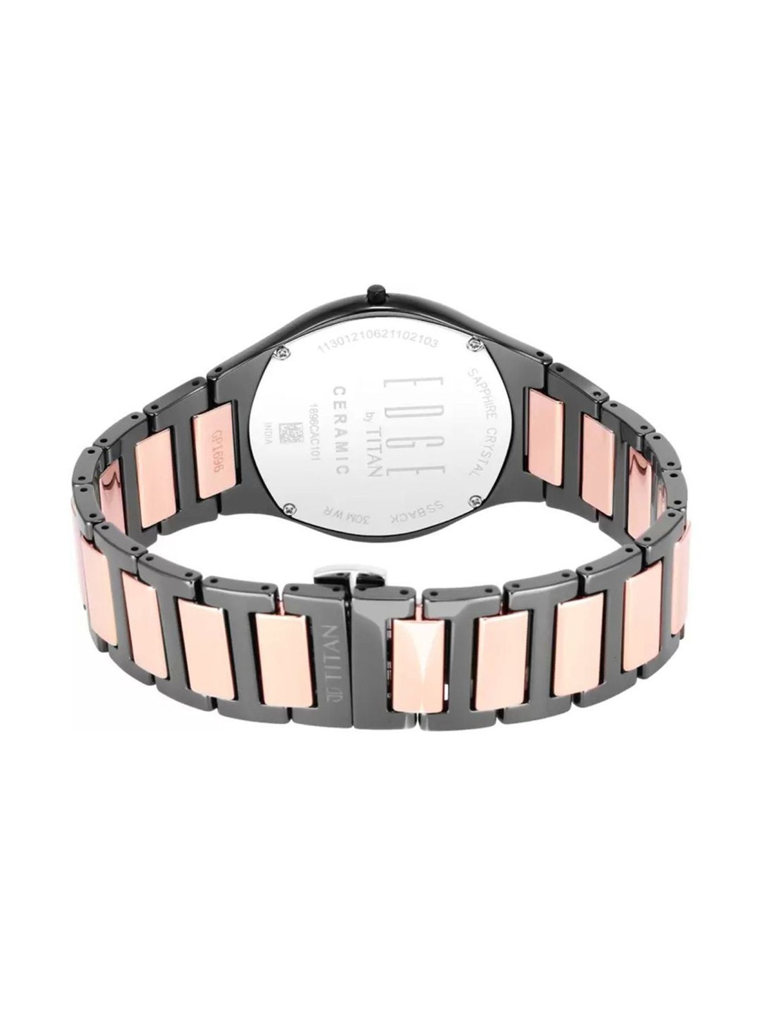 Titan NQ1696KC01 Edge Ceramic Analog Watch for Men