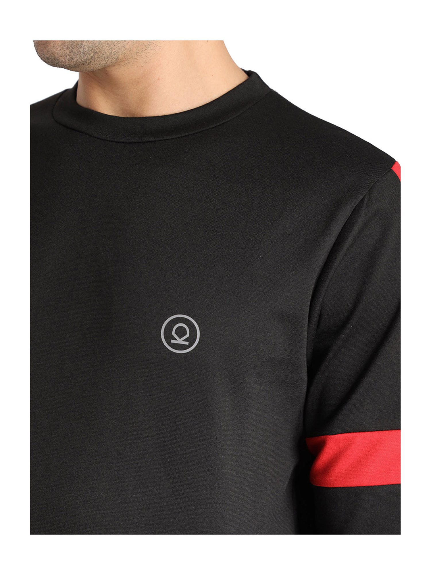 Chkokko Black & Red Full Sleeves Tracksuit