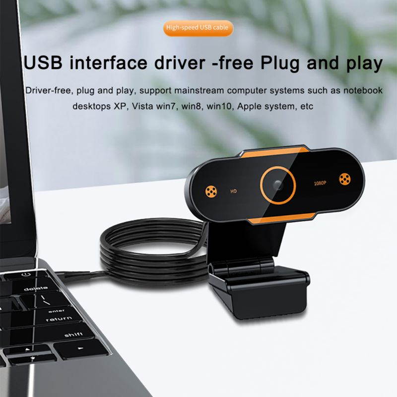 1080P/720P/480P Web Camera With Microphone Smart Webcams For Live Broadcast Video Calling Home Conference Work