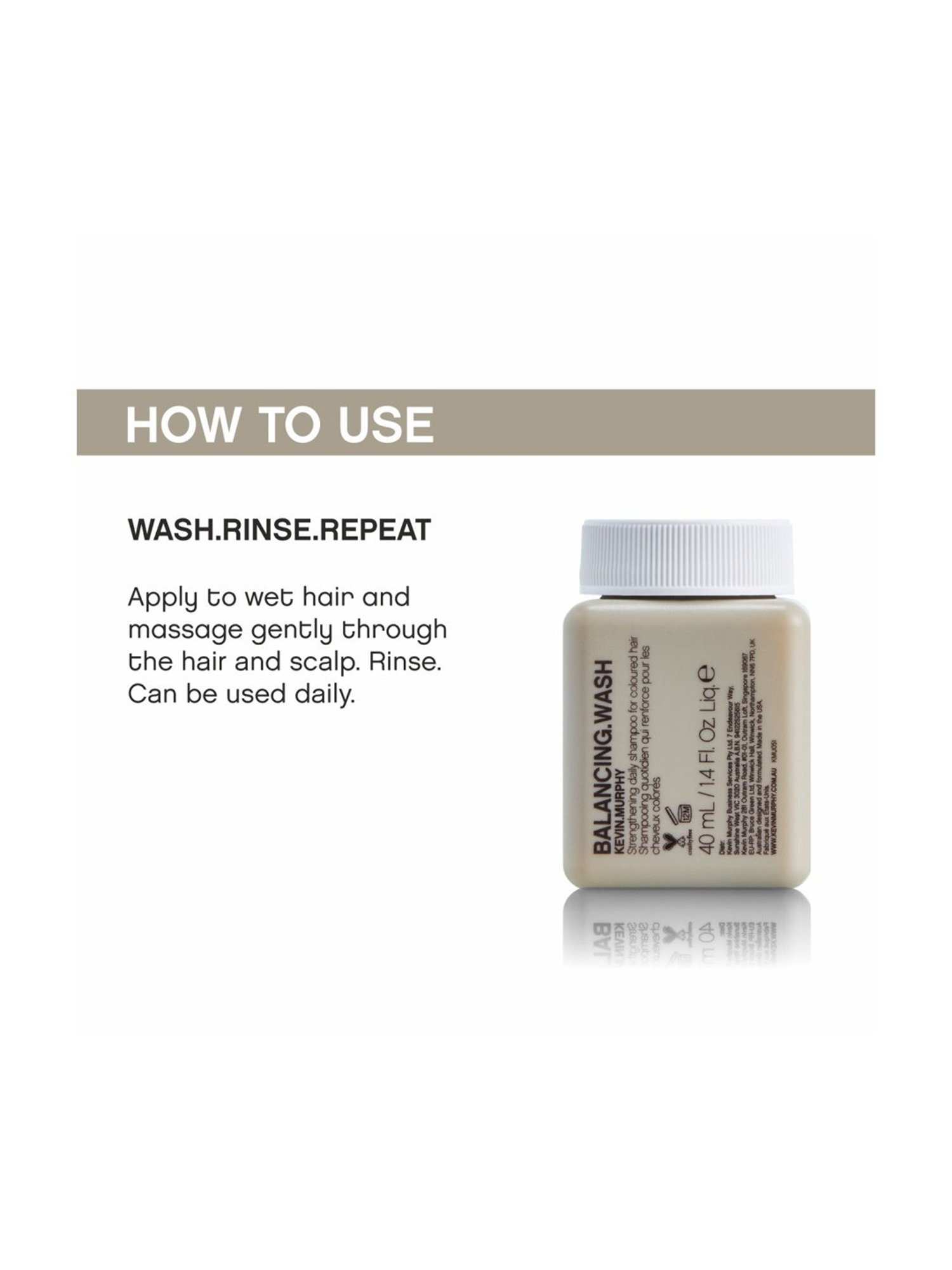 KEVIN MURPHY BALANCING.WASH 40 ML