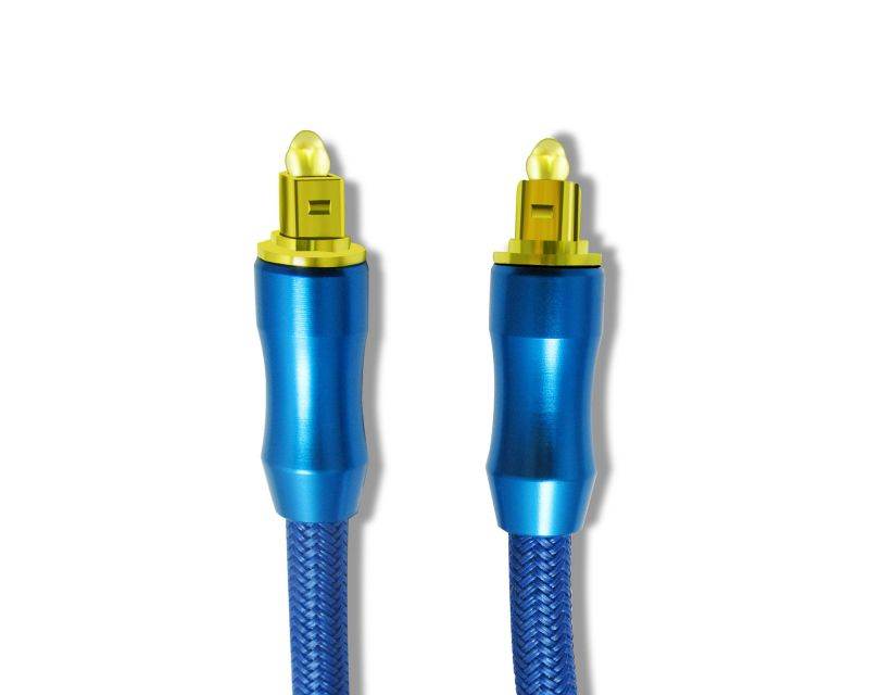 Digital Optical Audio Cable Toslink Cable - [24K Gold-Plated, Ultra-Durable]Fiber Optic Male to Male Cord for Home Theater, Sound Bar, TV, PS4, Xbox, Playstation & More