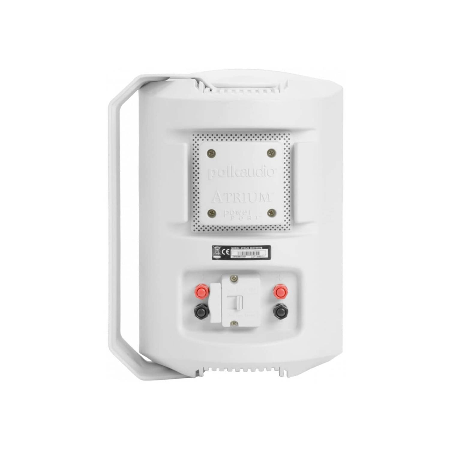 Polk Audio Atrium8 SDi High Performance All Weather Outdoor Loudspeaker with Dual Tweeters and PowerPort Bass Venting (White/Single)