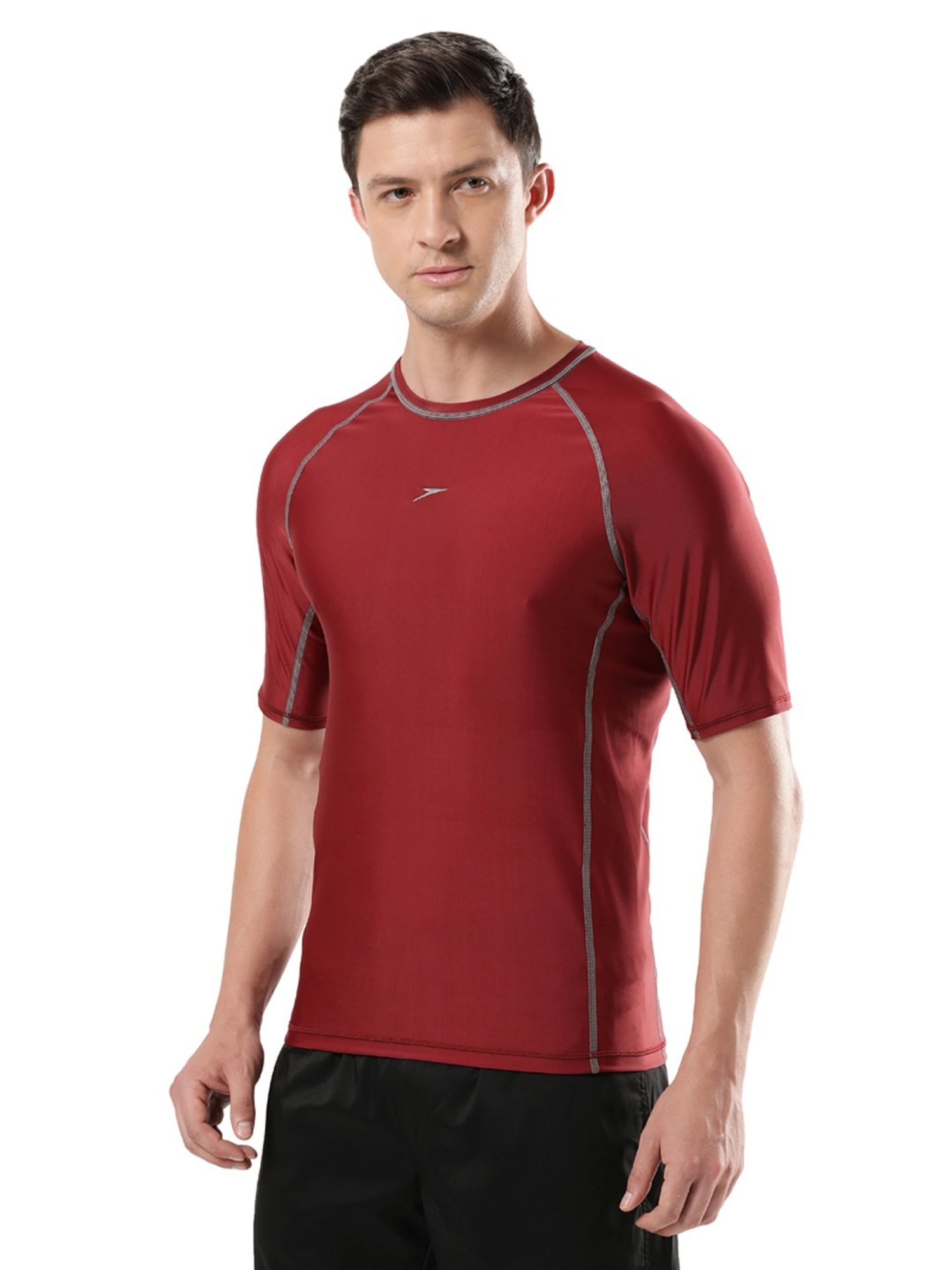 Speedo Oxblood Regular Fit Sports T-Shirt