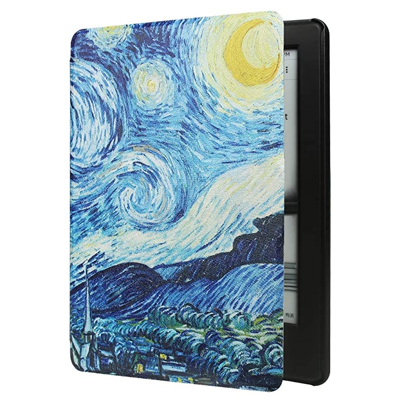 Smart Case for Kindle Paperwhite(2018 Released, 10th Generation) - Slim and Light Weight Shell Cover with Auto Wake/Sleep for Kindle Paperwhite 2018-Star Sky