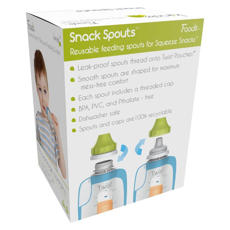 Kiinde 2pk Snack Spouts