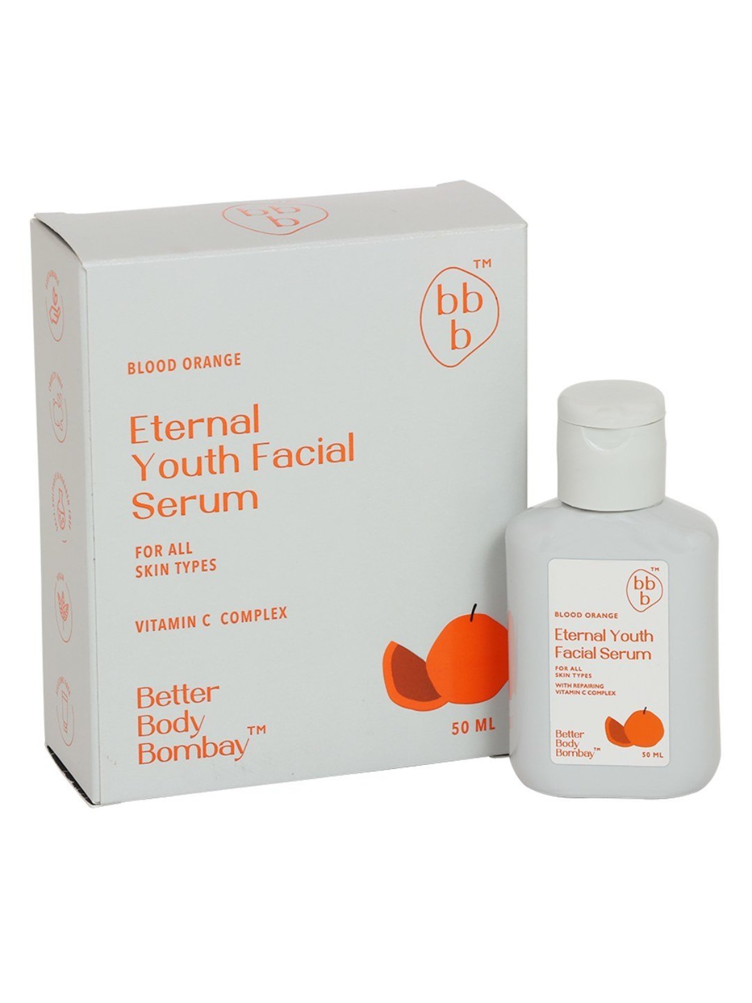 bbb Better Body Bombay Blood Orange Eternal Youth Facial Serum - 50 ml
