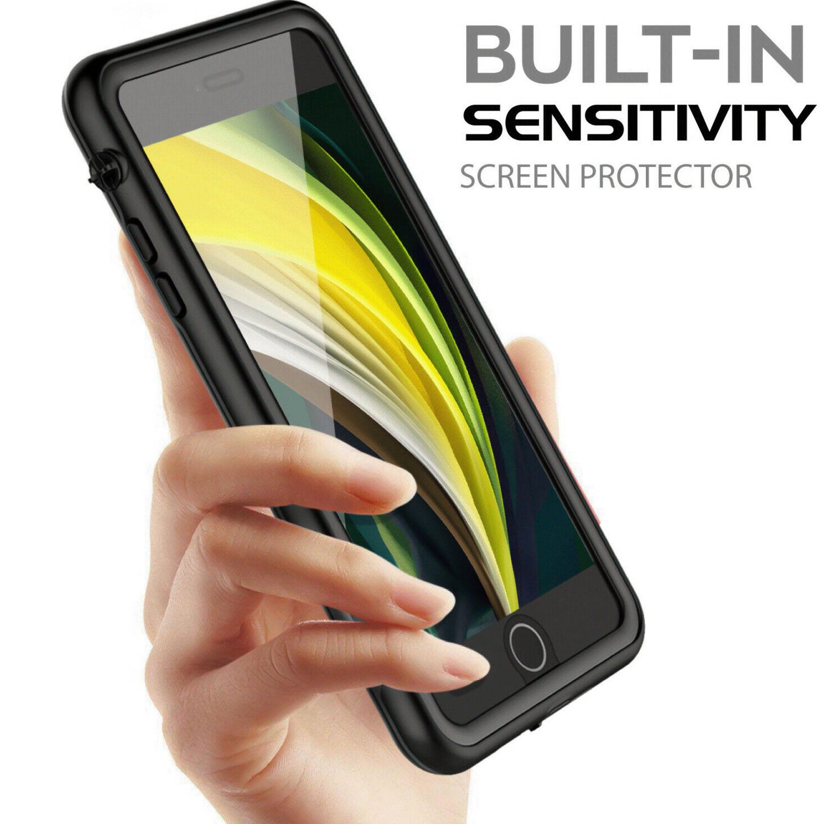 New WATERPROOF CASE COVER FOR APPLE IPHONE SE 2020 SCREEN PROTECTOR SERIES US