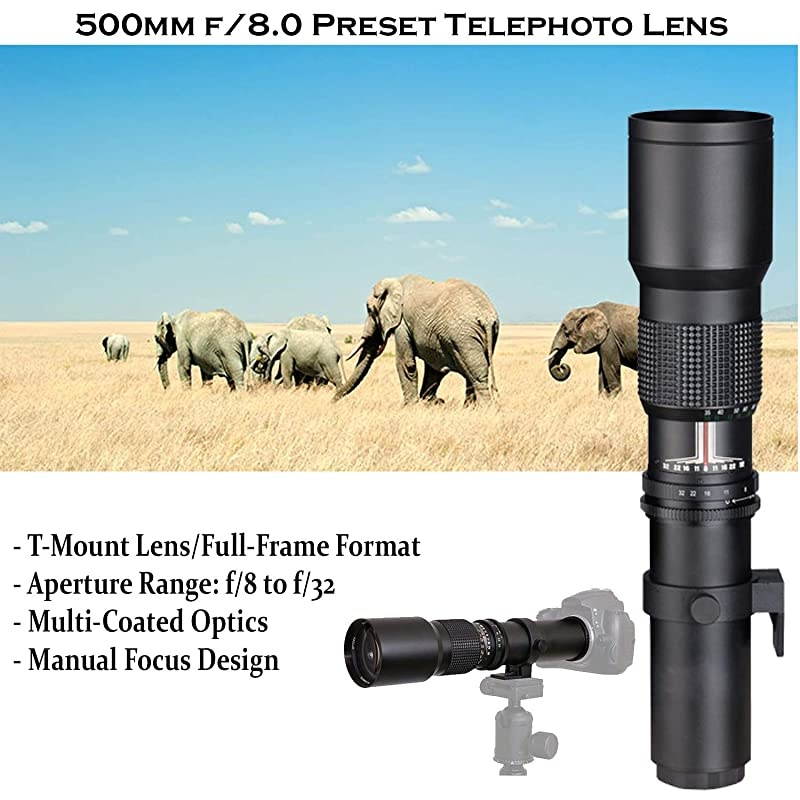 EOS Rebel T7 DSLR Camera w/EF-S 18-55mm f/3.5-5.6 is II Lens + Wide-Angle and Telephoto Lenses + Portable Tripod + Memory Card + Deluxe Accessory Bundle