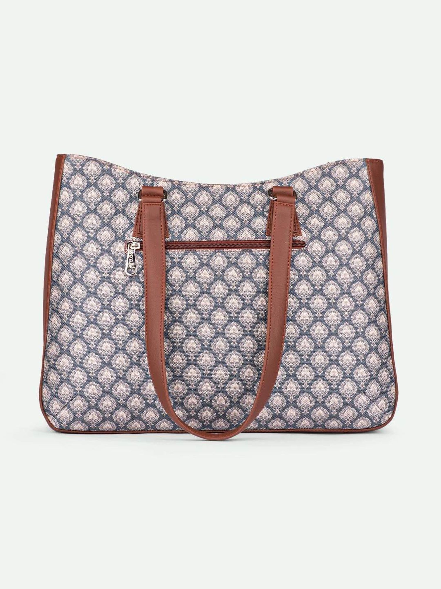 ZOUK Hampi Sculpt Printed Tote Handbag