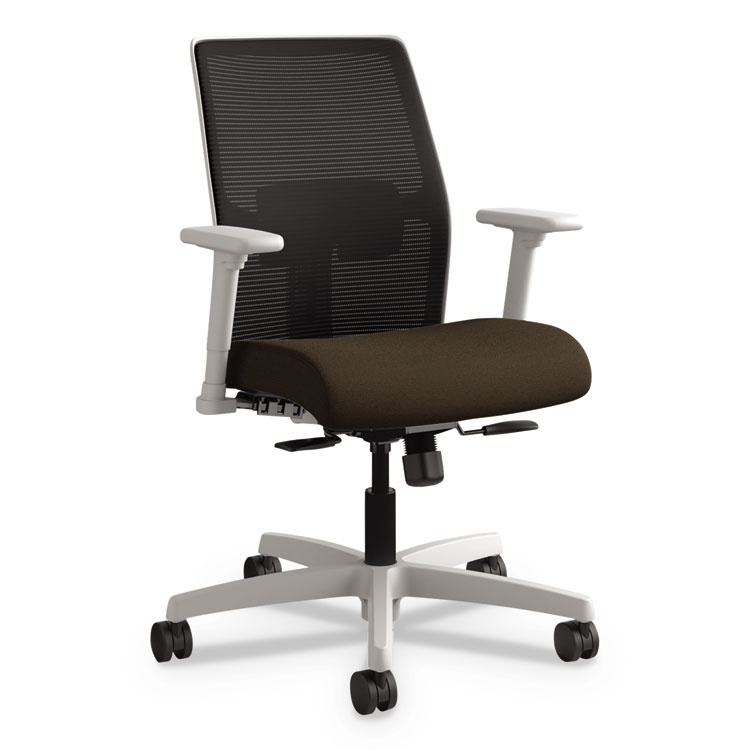 HON Ignition Mid-Back Task Chair - Fabric Black Seat - 5-star Base - 27" Width x 39" Depth x 44" Height  HONIW104CU10