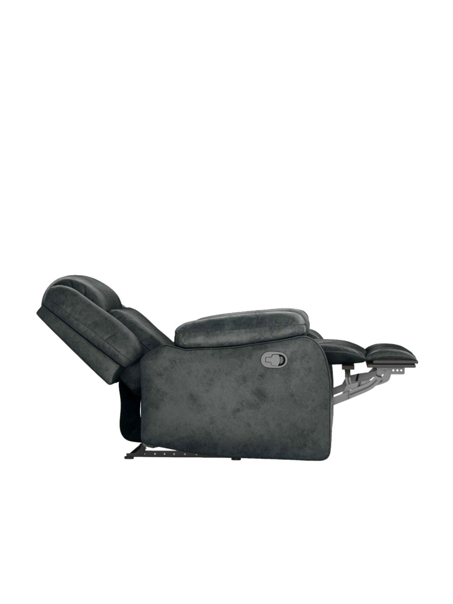 Duroflex Avalon Midnight Blue Wood Single Seater Recliner