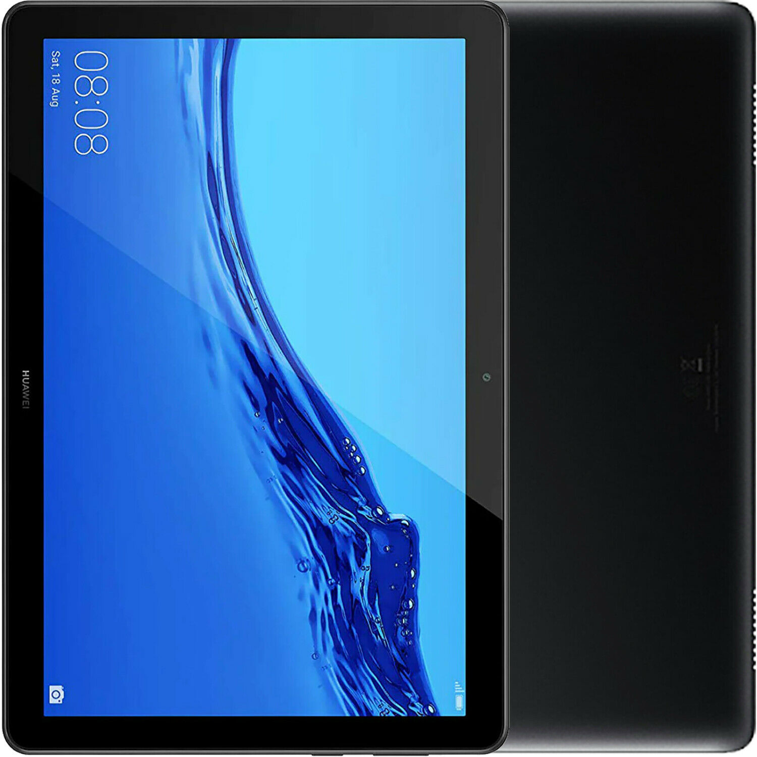 Huawei MediaPad T5 64GB ROM + 4GB RAM 10.1" Factory Unlocked Wi-Fi Only Tablet (Black) - International Version