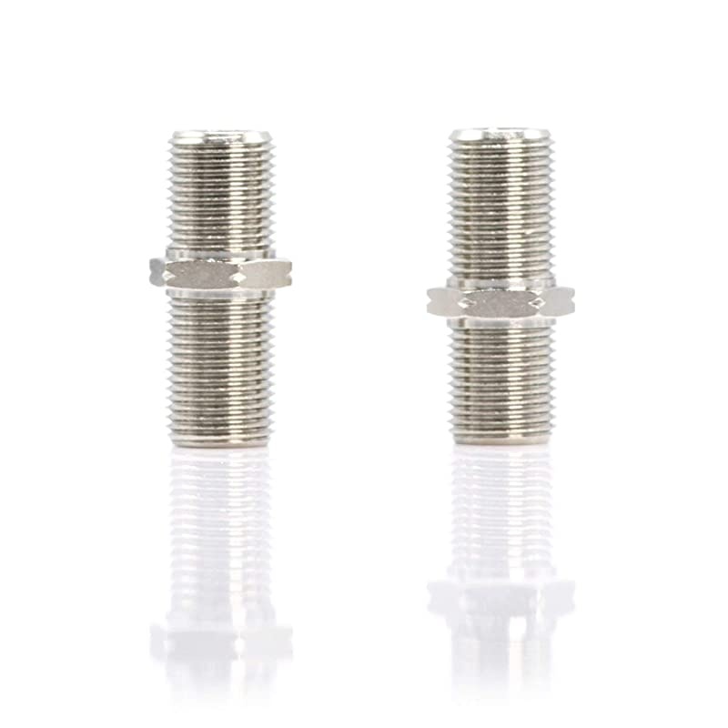 Extension Coupler | 4 Pack | Connects Two Coaxial Video s, for Coax F81 (Female to Female) 3GHz Satellite, TV, and Internet Rated