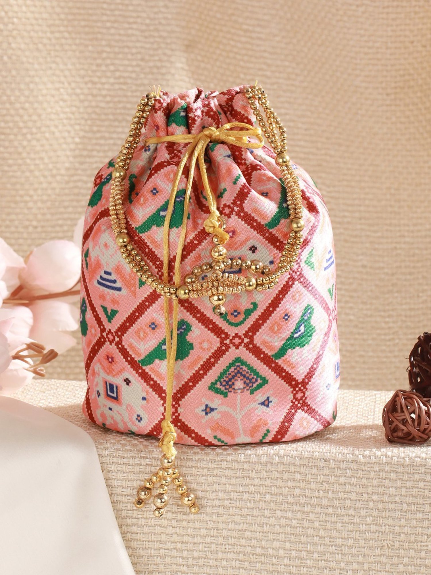 Call It Spring Silver Embellished Potli