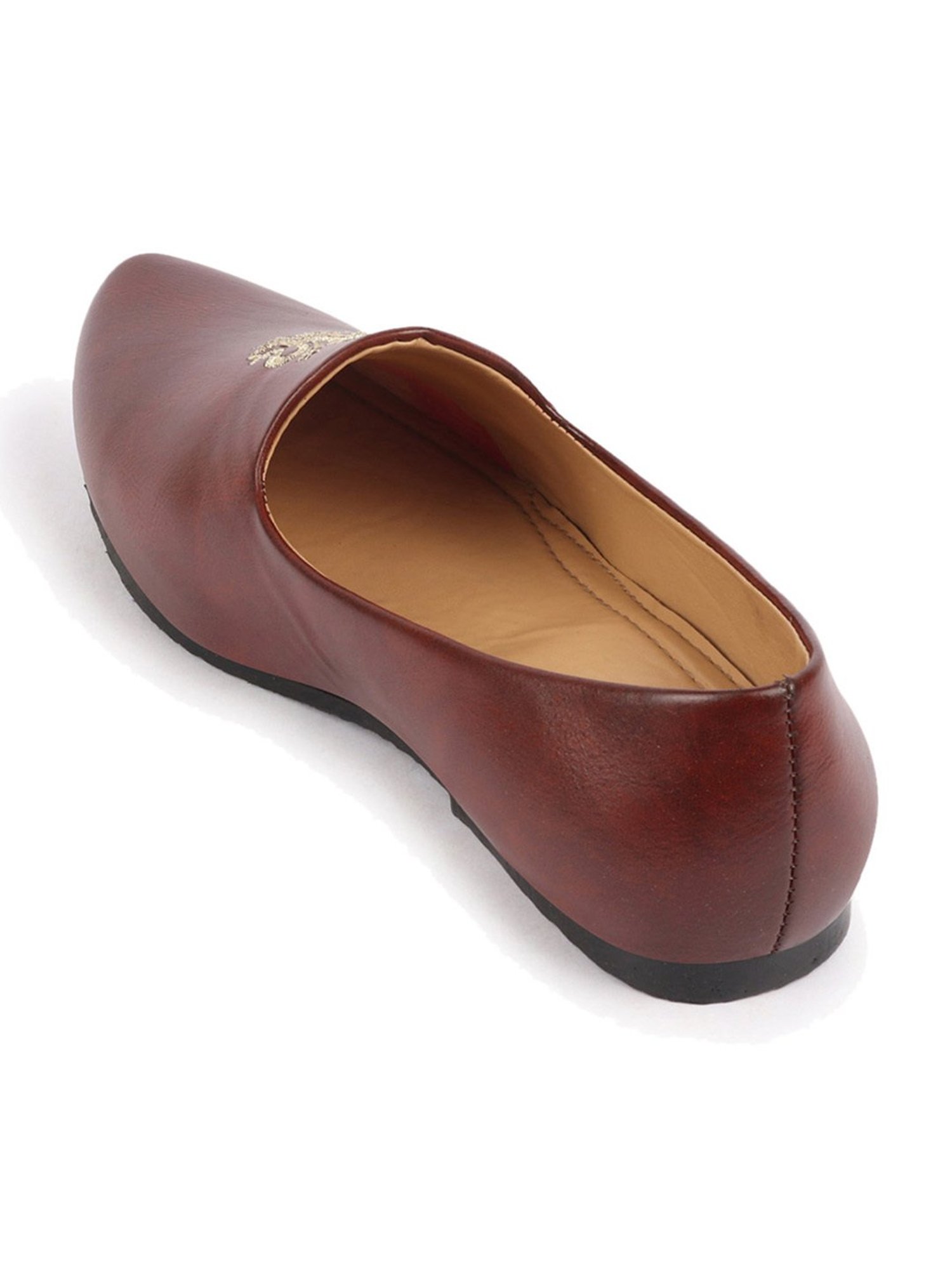 Fausto Men's Cherry Ethnic Juttis