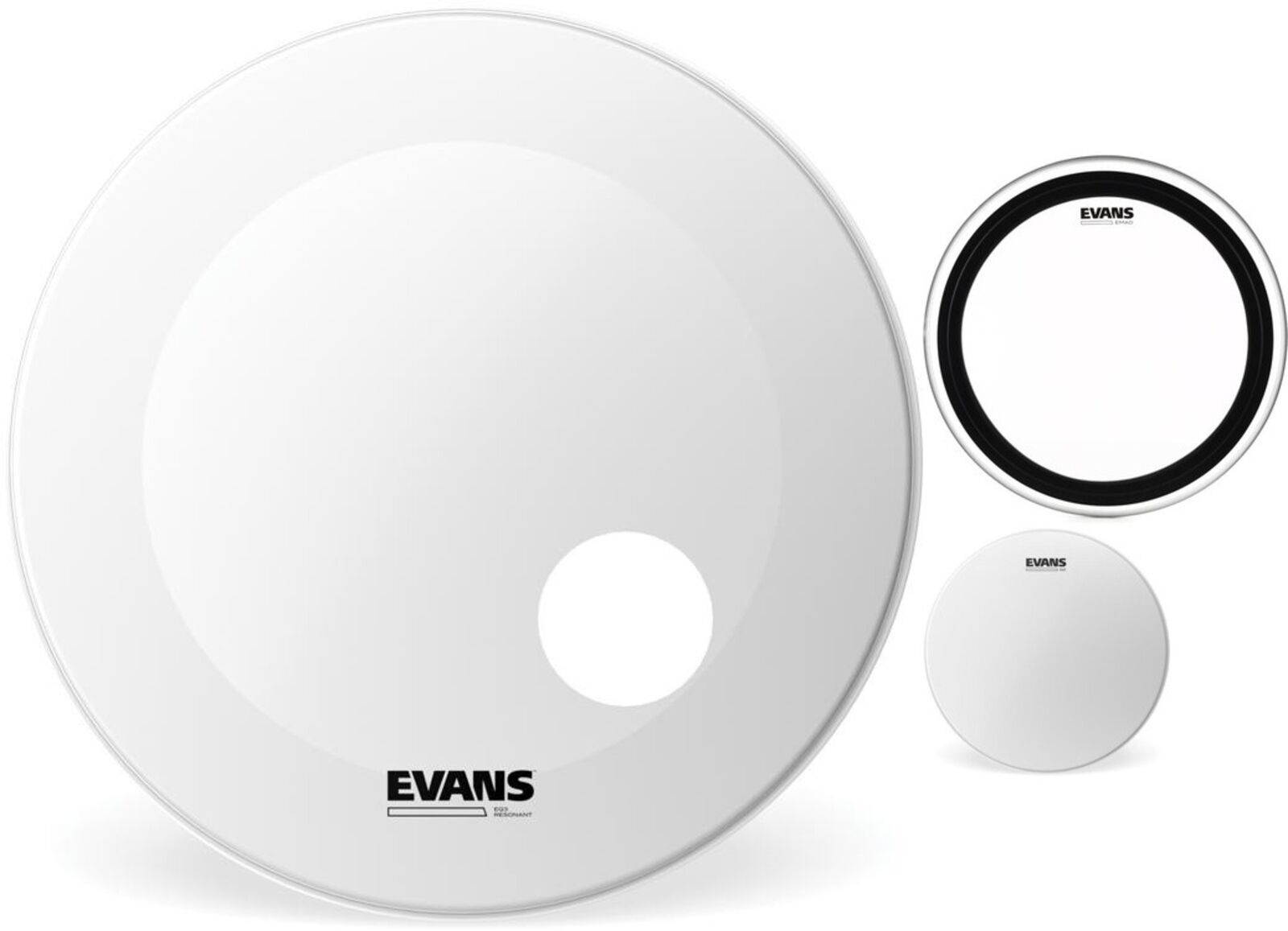 Evans BD20EMAD + Evans BD24RGCW + Evans B13G2 - Value Bundle