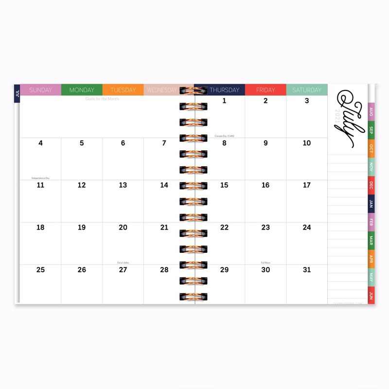 2021-22 Academic Planner 9" x 7" Best Life Luxe - The Time Factory