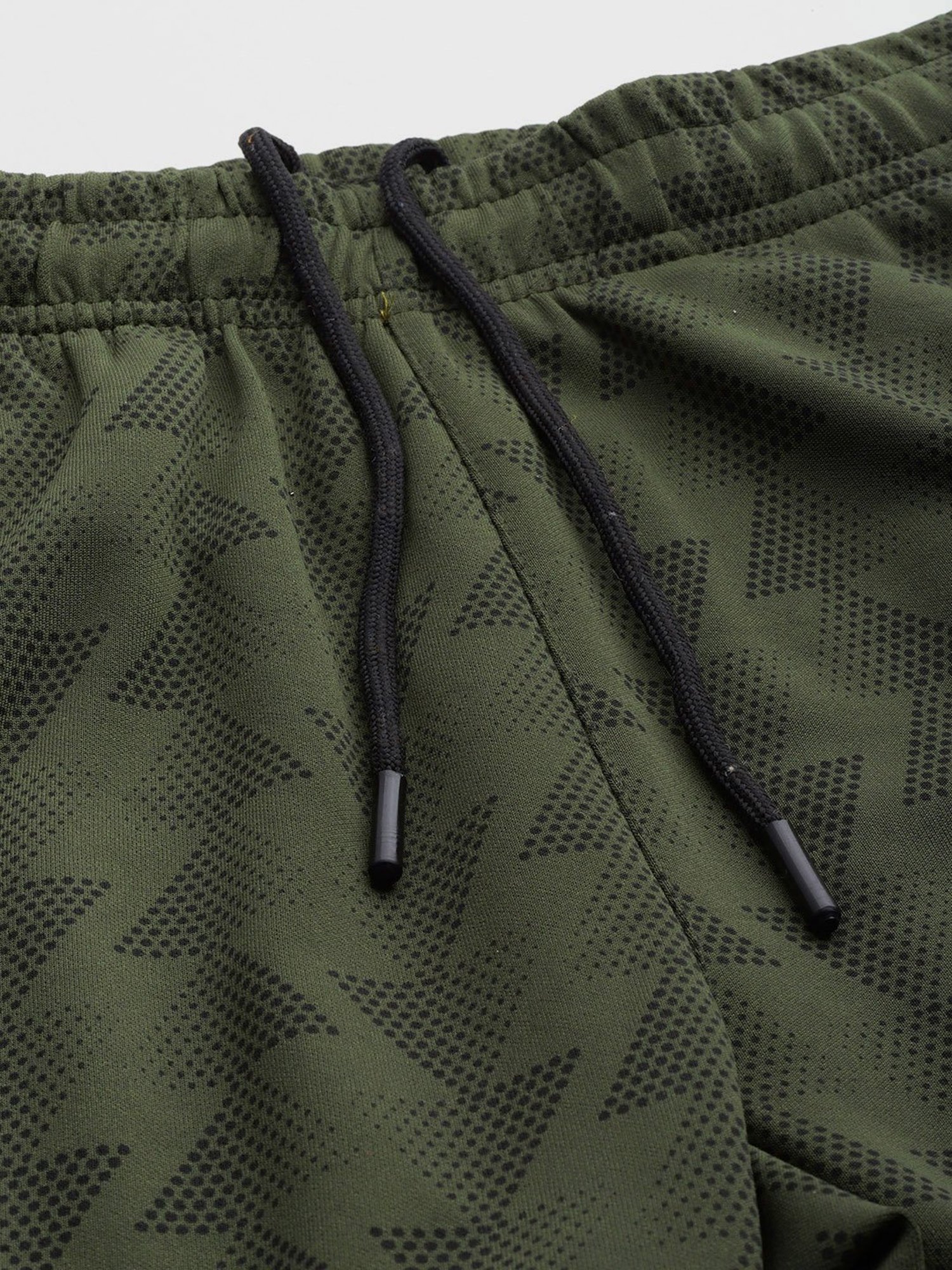 ALCIS Green Slim Fit Training or Gym Sports Shorts