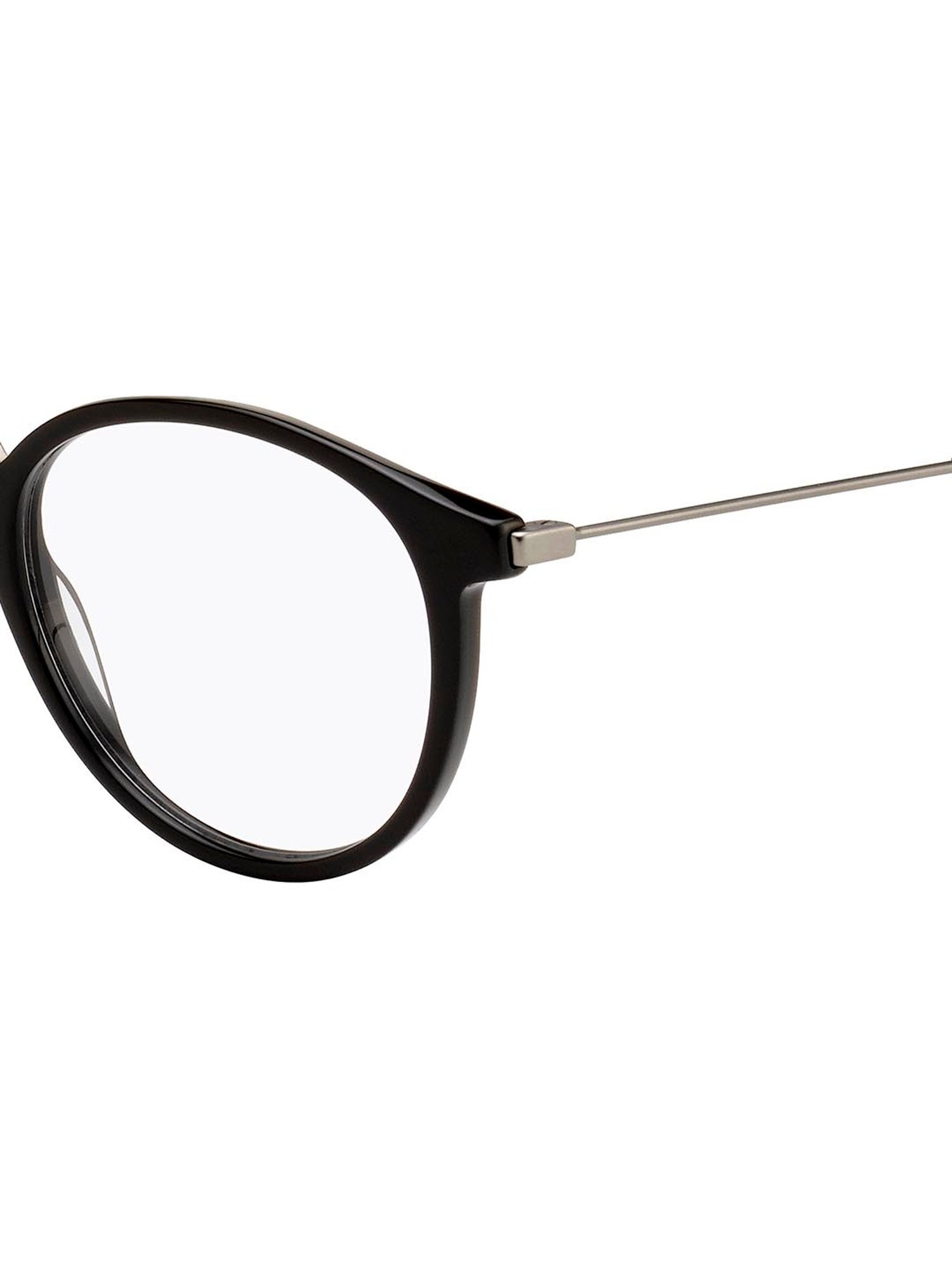 HUGO Black Oval Eye Frames for Men
