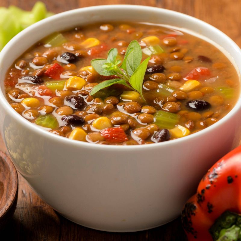 Pacific Foods Organic Vegetable Lentil & Roasted Red Pepper Soup - 17oz