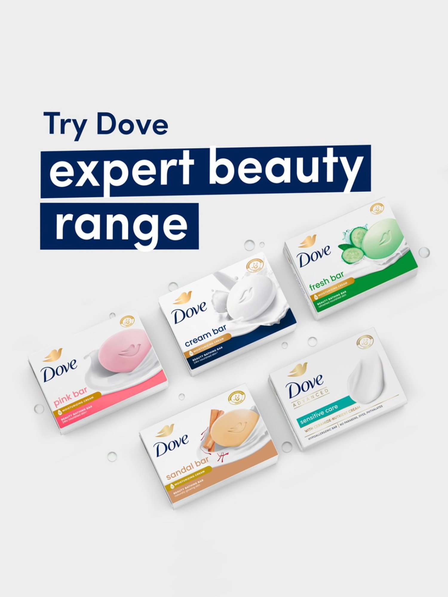 Dove Cream Beauty Bathing Bar - Pack of 8