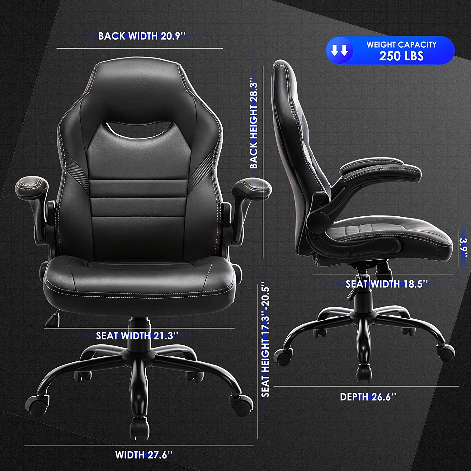 STARSPACE Cost-effective Gaming Chair Durable And Comfortable Ergonomic Adjustable Racing Game Desk Chair