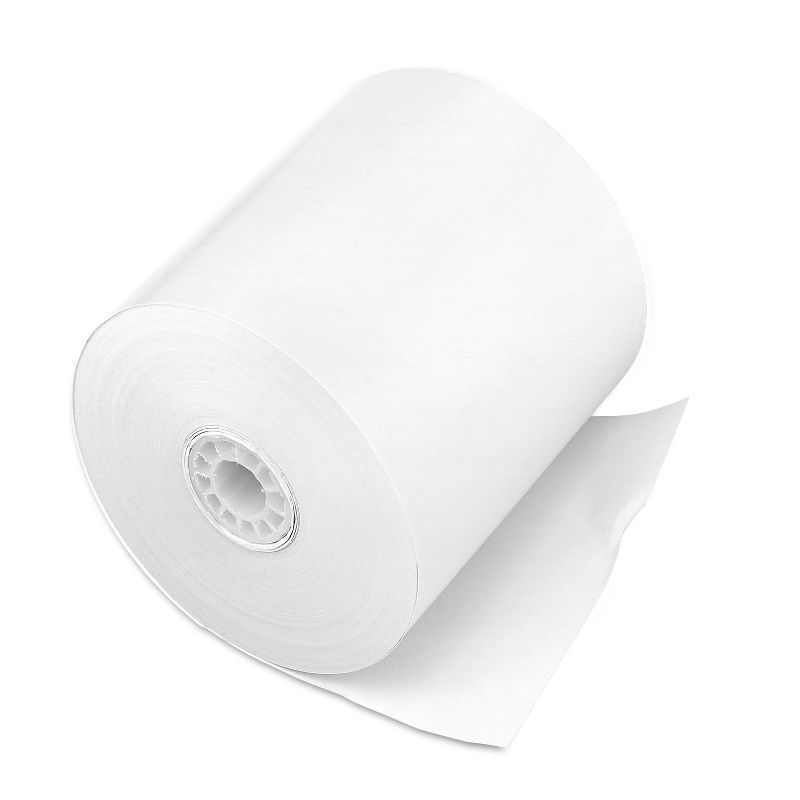 Iconex Impact Bond Paper Rolls, 3" x 150 ft, White, 50/Carton 90740097