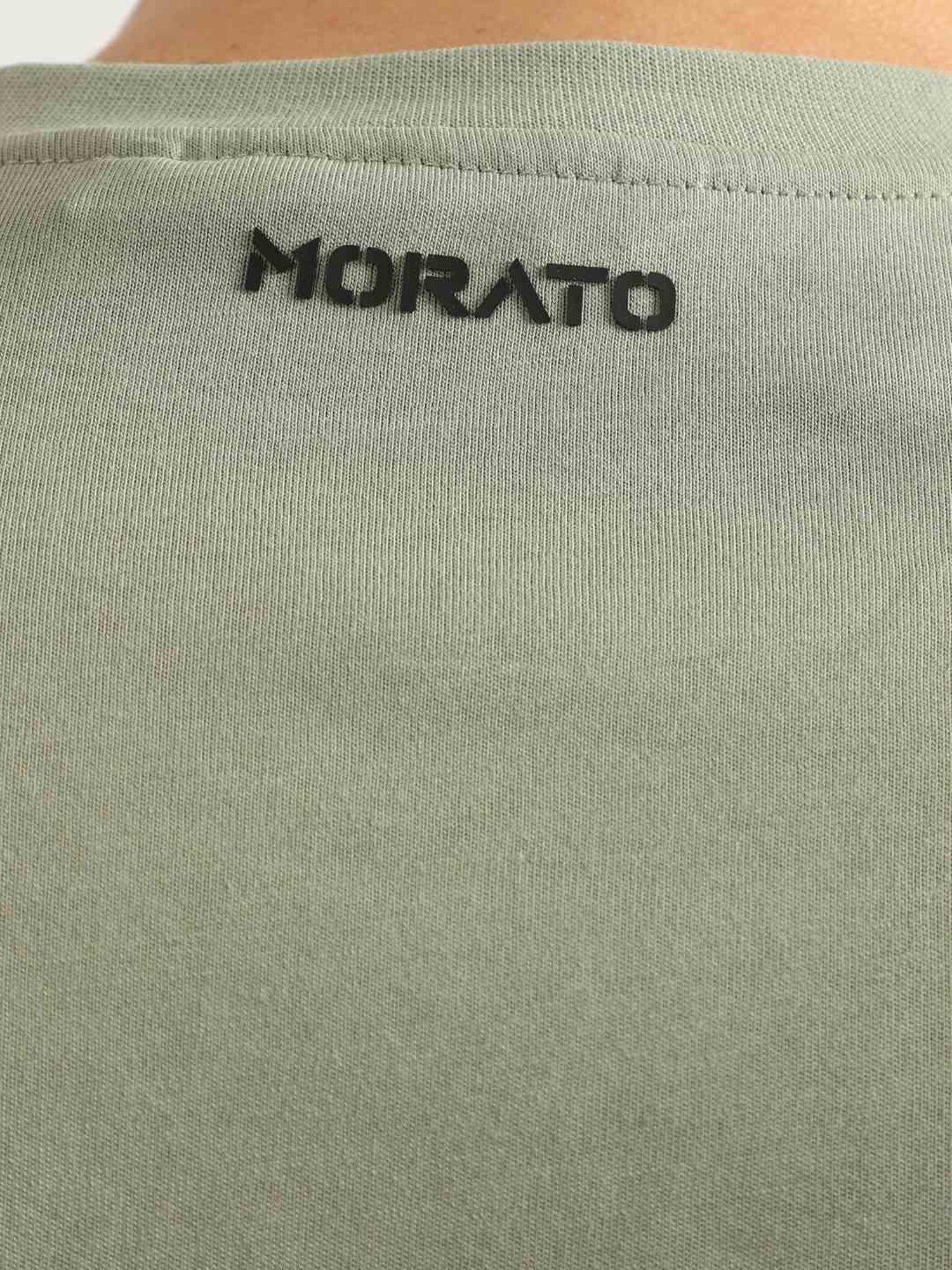 Antony Morato Green Pure Cotton Regular Fit Printed T-Shirt