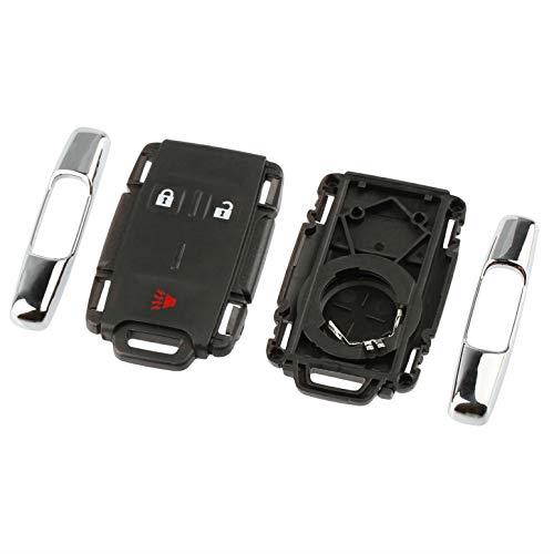 Key Fob Keyless Entry Remote Shell Case Pad fits Chevy Silverado Colorado GMC Sierra Canyon 2014 2015 2016 2017 M3N32337100