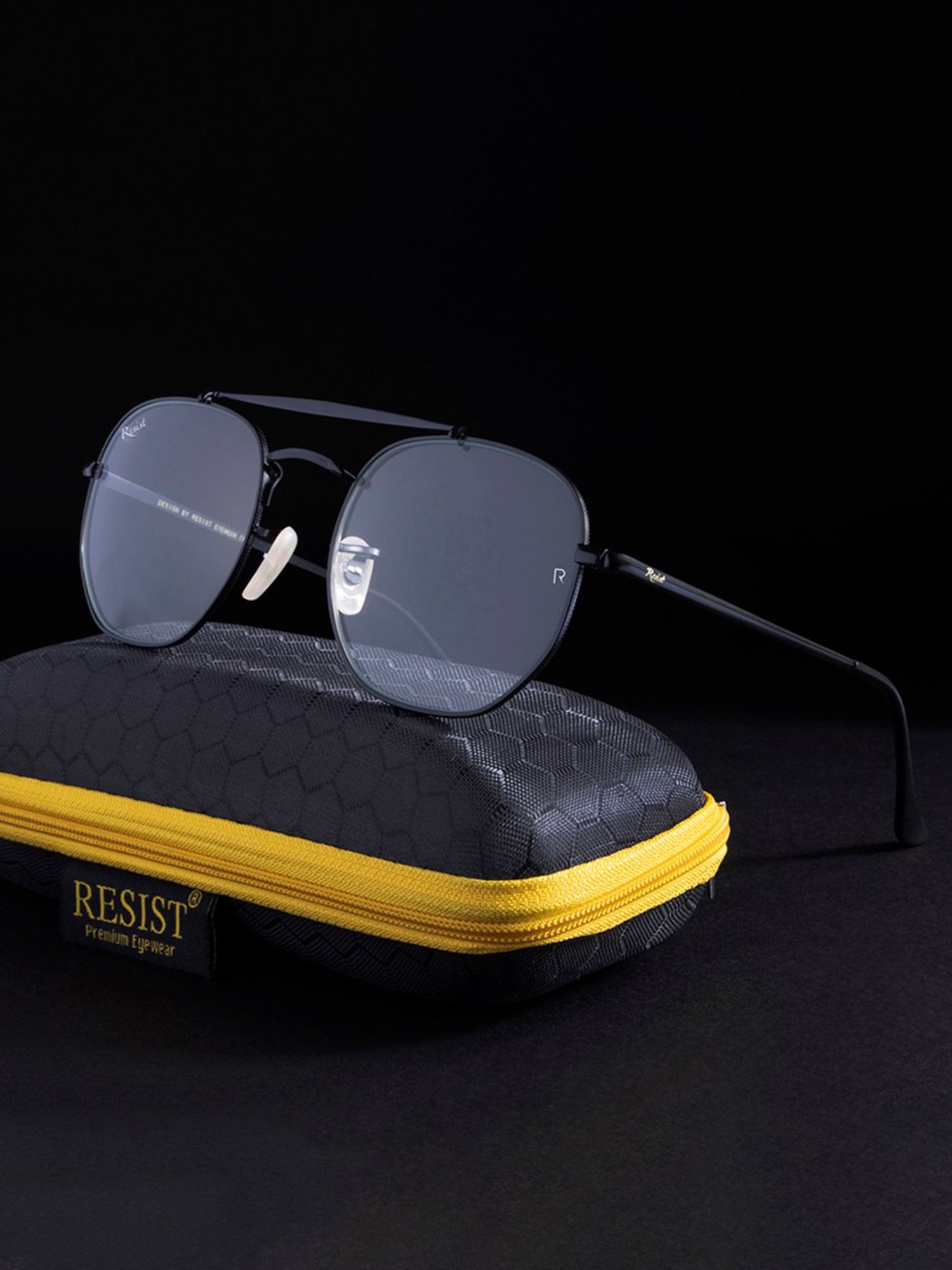 Resist Eyewear Clear UV Protection Unisex Sunglasses