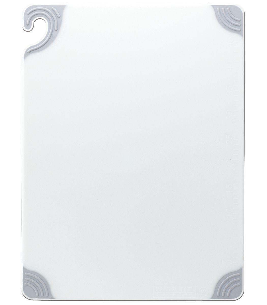 SAN JAMAR CBG121812WHGR Cutting Board,12x18,White
