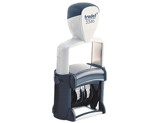 U. S. Stamp & Sign T5546 Professional Numberer, Self-Inking, Type Size 1 1/2, Six Digits, Black