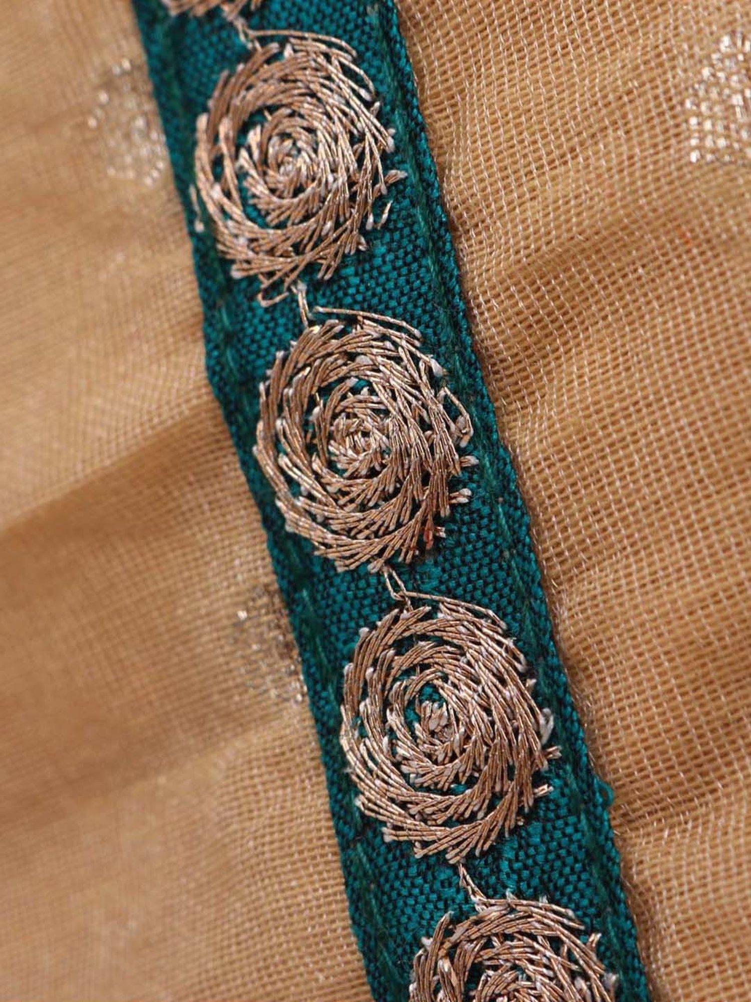 TWISHA Kids Beige & Red Embroidered Top Set