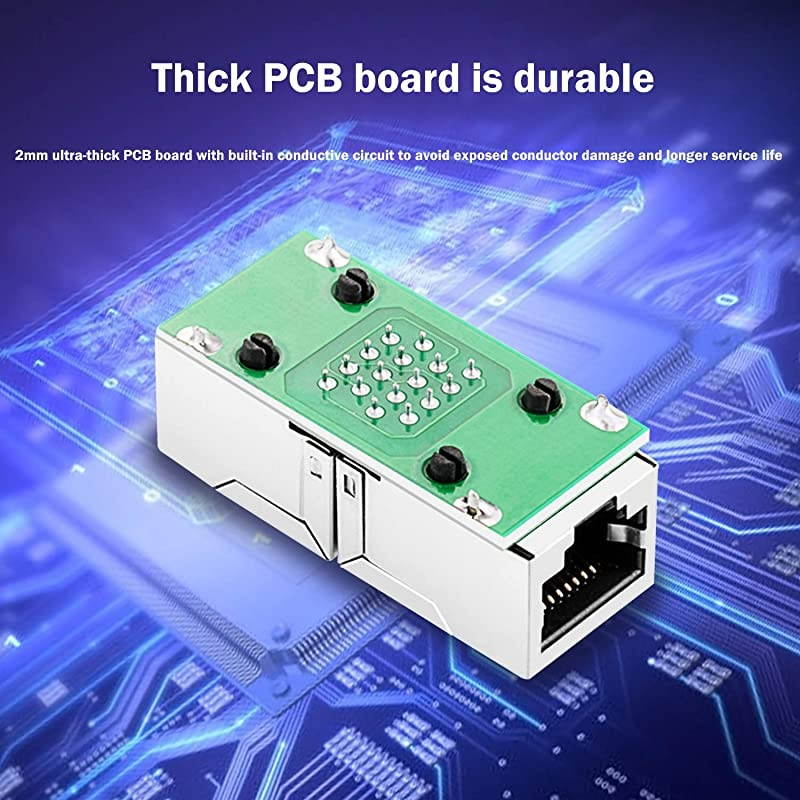 RJ45 Coupler inLine Coupler Cat7 Cat6 Cat5e Ethernet Cable Extender Adapter Female to Female 3 Pack