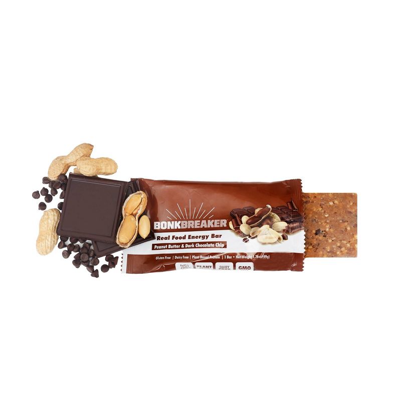 Bonk Breaker Peanut Butter & Chocolate Gluten Free Energy Bar - 12ct