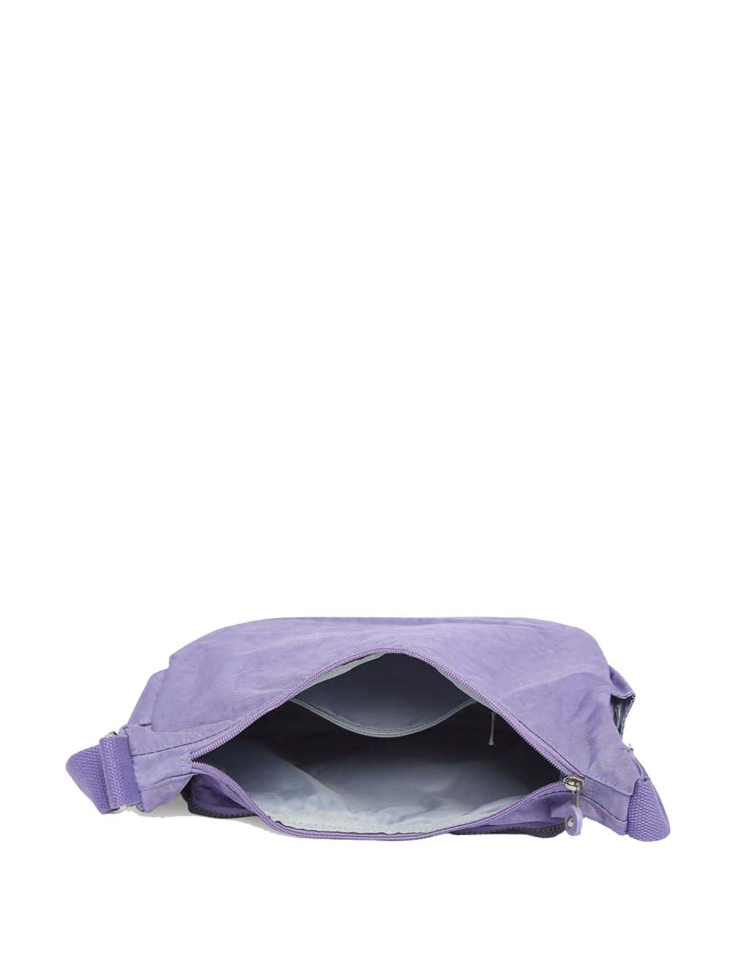 Baomi Purple Solid Medium Cross Body Bag