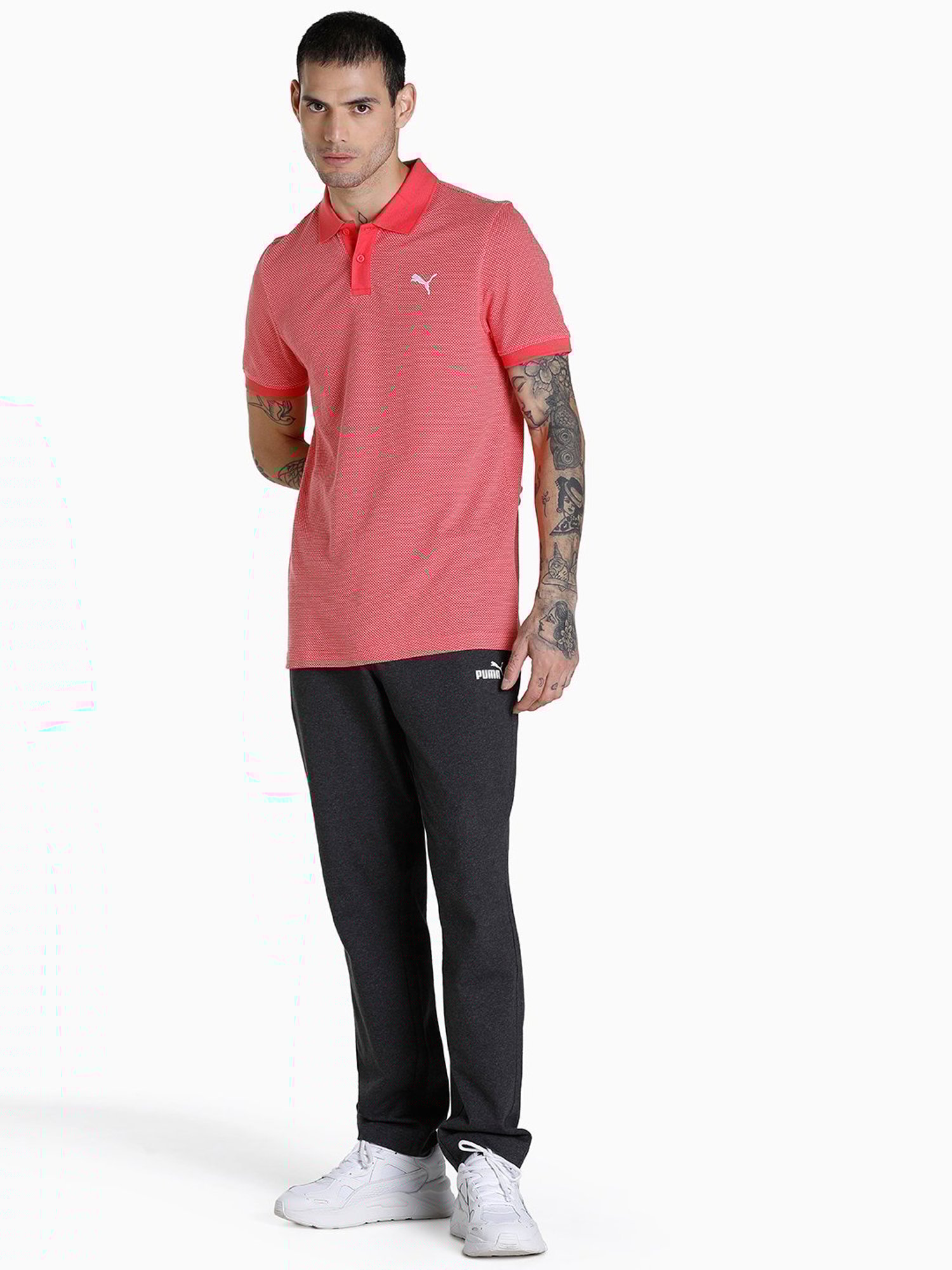 Parx Black Jogger Fit Joggers