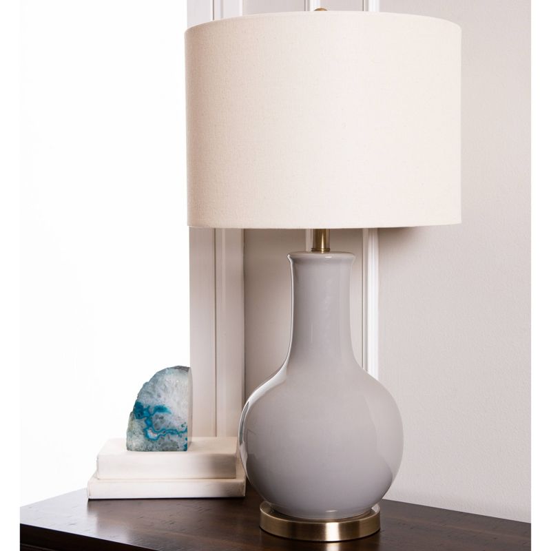 Maybury Ceramic Table Lamp Gray  - Abbyson Living