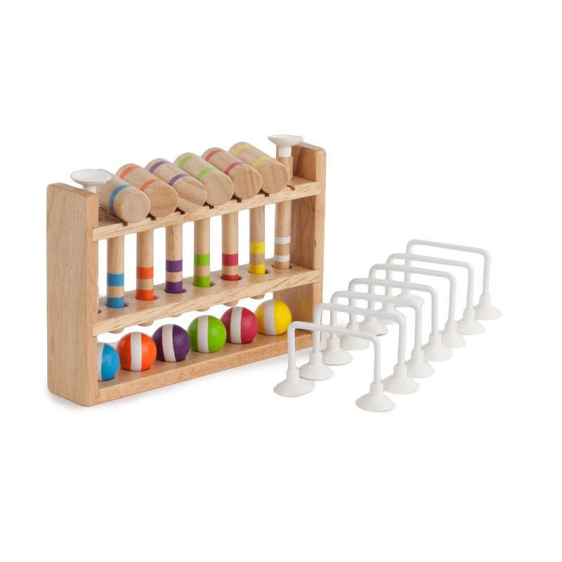 Design Ideas Desktop Croquet Set - Desktop Game and Gift - Multicolor, 6" x 1.2" x 4"