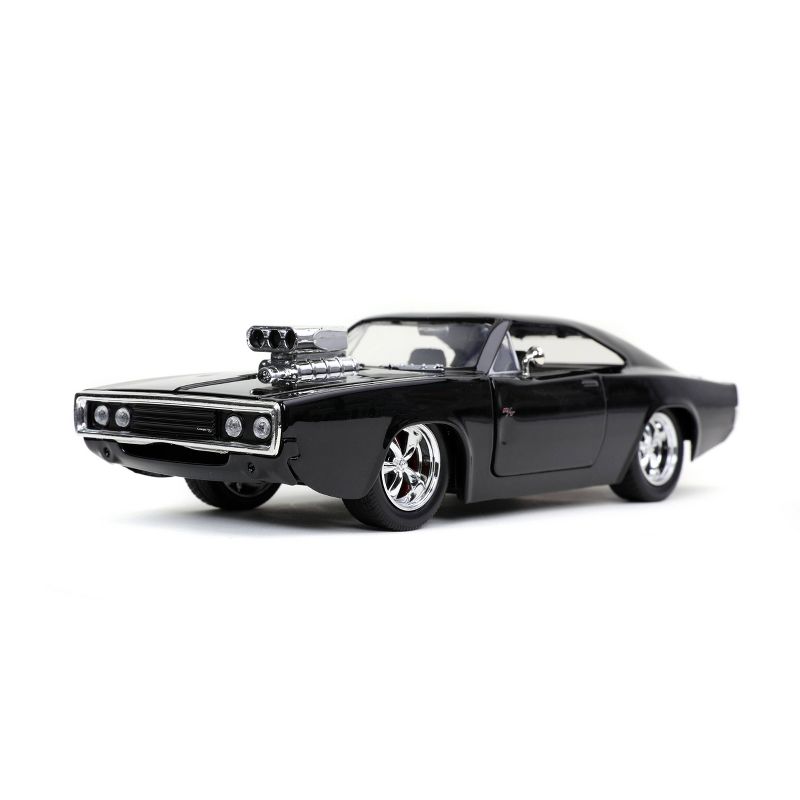 Fast & Furious '70 Dodge Charger 1:24 Scale Die-Cast Vehicle - Black
