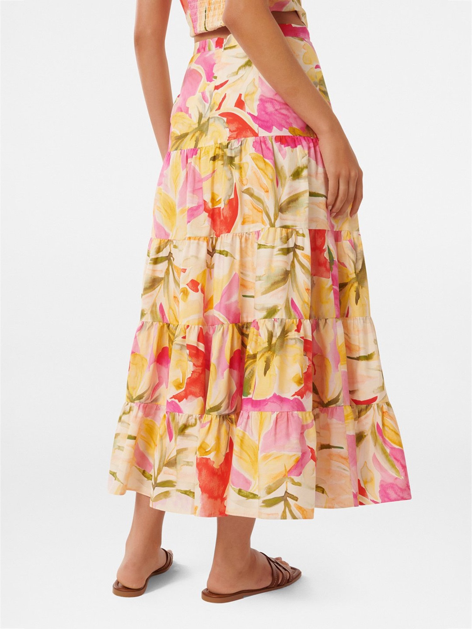 Forever New Tilly Tiered Midi Skirt